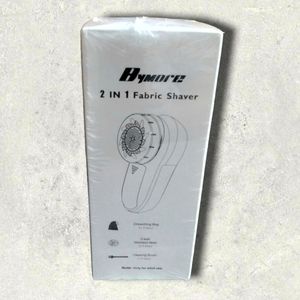Bymore 2 IN 1 Fabric Shaver Battery Operated Lint  Shaver, De-Fuzzer, & 2 Replac